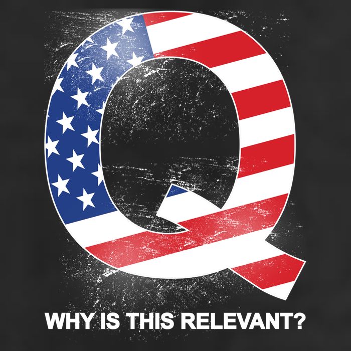 Q Anon Why Is this Relevant Cool Comfort Performance Bucket Hat