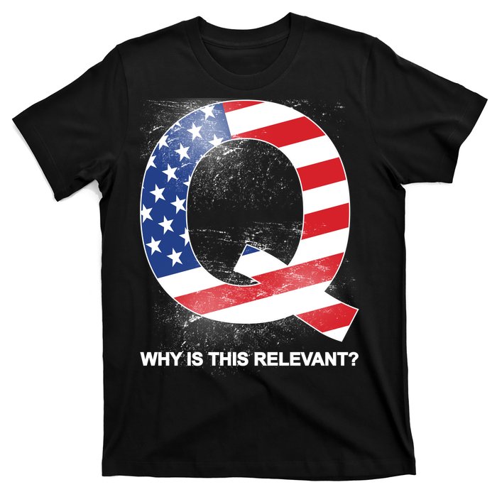 Q Anon Why Is this Relevant T-Shirt