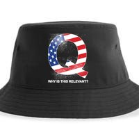 Q Anon Why Is this Relevant Sustainable Bucket Hat