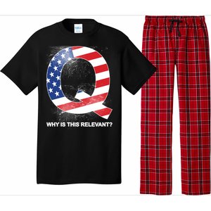 Q Anon Why Is this Relevant Pajama Set