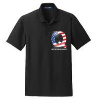 Q Anon Why Is this Relevant Dry Zone Grid Polo