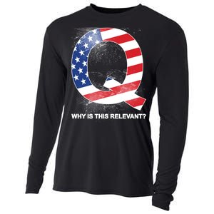 Q Anon Why Is this Relevant Cooling Performance Long Sleeve Crew