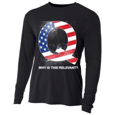 Q Anon Why Is this Relevant Cooling Performance Long Sleeve Crew
