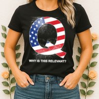 Q Anon Why Is this Relevant Womens T-Shirt