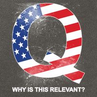 Q Anon Why Is this Relevant Cotton Canvas Backpack