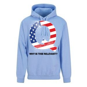 Q Anon Why Is this Relevant Unisex Surf Hoodie