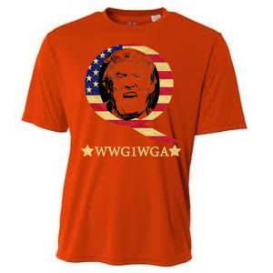 Q-Anon WWG1WGA Trump Great Awaking  Cooling Performance Crew T-Shirt