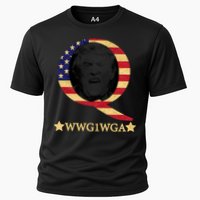 Q-Anon WWG1WGA Trump Great Awaking  Cooling Performance Crew T-Shirt