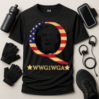 Q-Anon WWG1WGA Trump Great Awaking  Cooling Performance Crew T-Shirt
