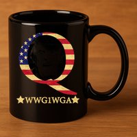 Q-Anon WWG1WGA Trump Great Awaking  11oz C Handle Ceramic Mug