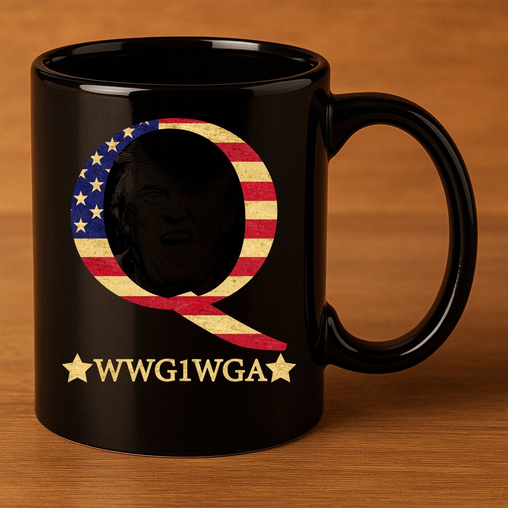 Q-Anon WWG1WGA Trump Great Awaking  11oz C Handle Ceramic Mug