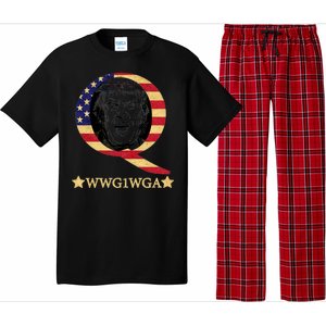 Q-Anon WWG1WGA Trump Great Awaking  Pajama Set