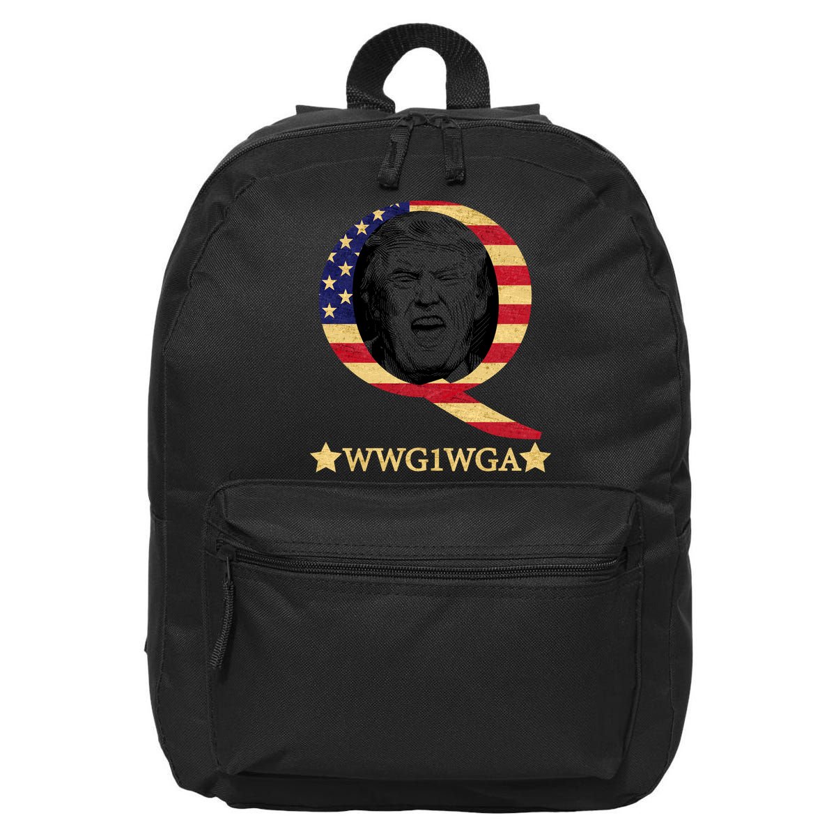 Q-Anon WWG1WGA Trump Great Awaking  16 in Basic Backpack