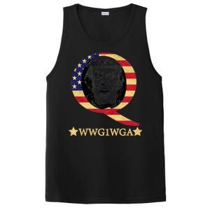 Q-Anon WWG1WGA Trump Great Awaking  PosiCharge Competitor Tank