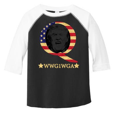 Q-Anon WWG1WGA Trump Great Awaking  Toddler Fine Jersey T-Shirt