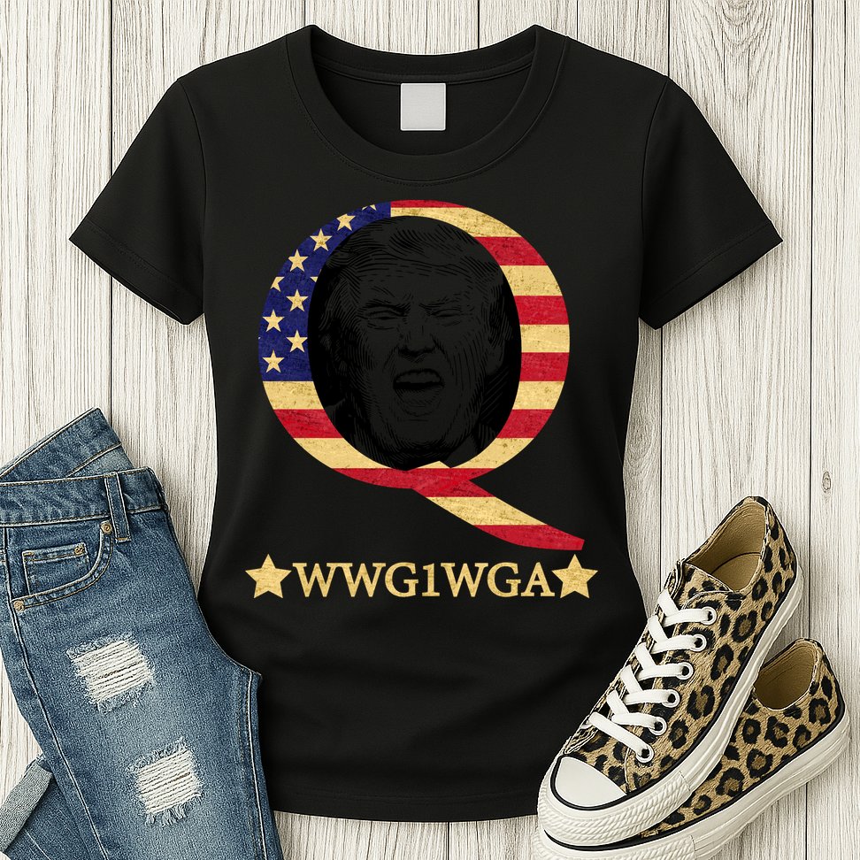 Q-Anon WWG1WGA Trump Great Awaking  Womens T-Shirt
