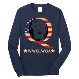 Q-Anon WWG1WGA Trump Great Awaking  Long Sleeve Shirt