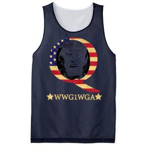 Q-Anon WWG1WGA Trump Great Awaking  Mesh Reversible Basketball Jersey Tank