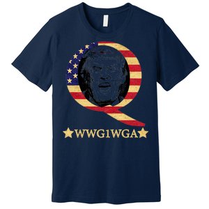 Q-Anon WWG1WGA Trump Great Awaking  Premium T-Shirt