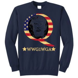 Q-Anon WWG1WGA Trump Great Awaking  Tall Sweatshirt