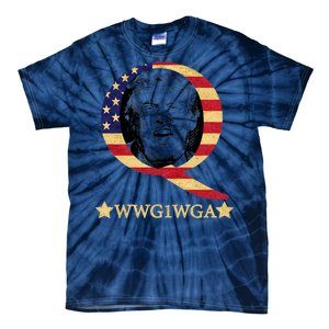 Q-Anon WWG1WGA Trump Great Awaking  Tie-Dye T-Shirt