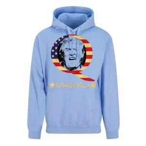 Q-Anon WWG1WGA Trump Great Awaking  Unisex Surf Hoodie