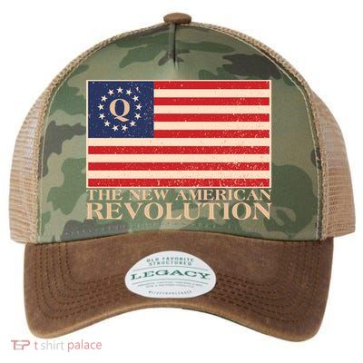 Q The New American Revolution Qanon Legacy Tie Dye Trucker Hat