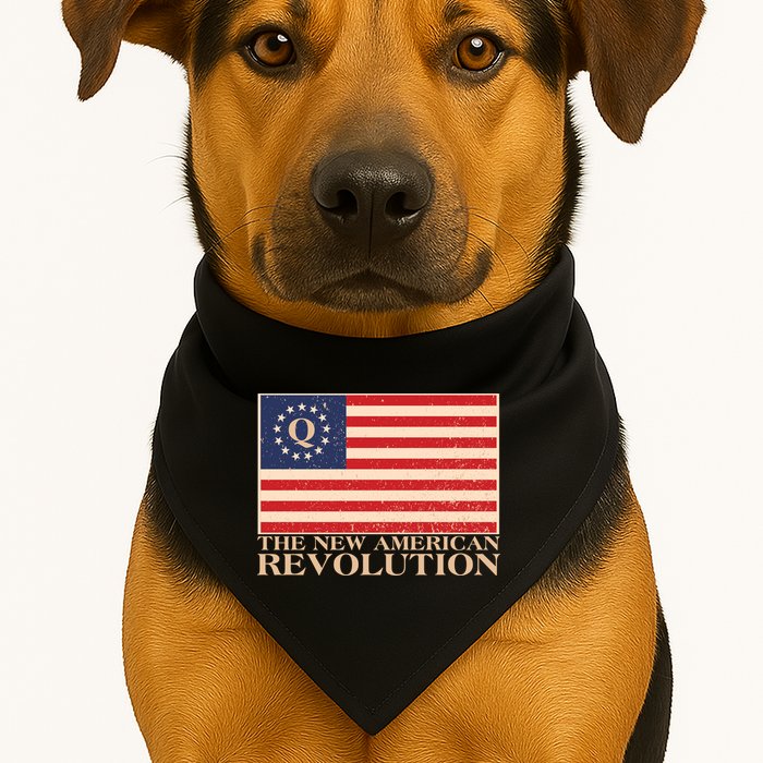 Q The New American Revolution Qanon USA-Made Doggie Bandana