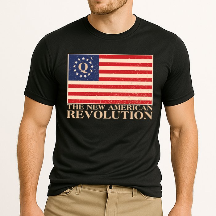 Q The New American Revolution Qanon Cooling Performance Crew T-Shirt