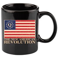 Q The New American Revolution Qanon 11oz C Handle Ceramic Mug