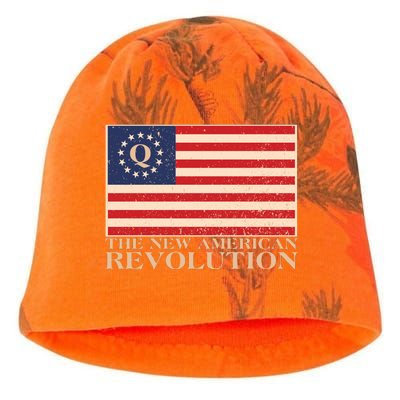 Q The New American Revolution Qanon Kati - Camo Knit Beanie