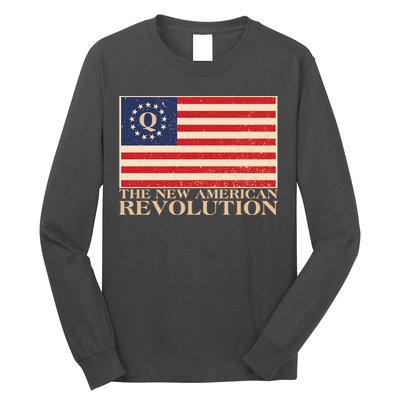 Q The New American Revolution Qanon Long Sleeve Shirt