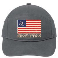 Q The New American Revolution Qanon 7-Panel Snapback Hat