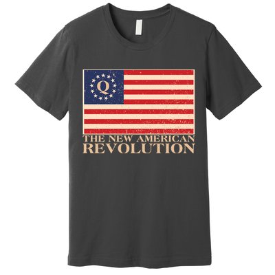 Q The New American Revolution Qanon Premium T-Shirt