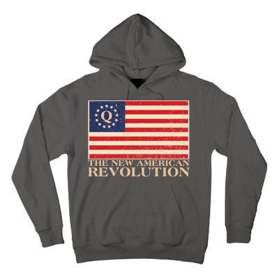 Q The New American Revolution Qanon Tall Hoodie