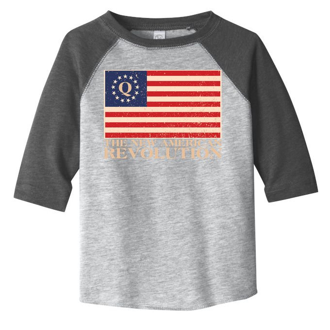 Q The New American Revolution Qanon Toddler Fine Jersey T-Shirt