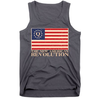 Q The New American Revolution Qanon Tank Top