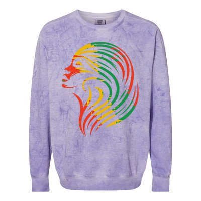 Queen 2024 Junenth 1865 Gift Colorblast Crewneck Sweatshirt