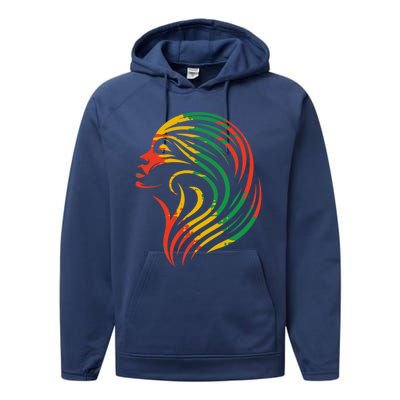 Queen 2024 Junenth 1865 Gift Performance Fleece Hoodie