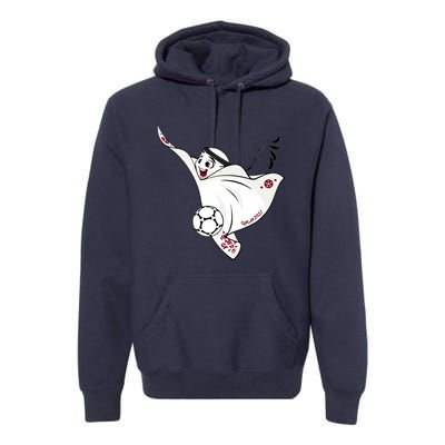 Qatar 2022 Soccer Football Cup La'eeb Team Support Premium Hoodie