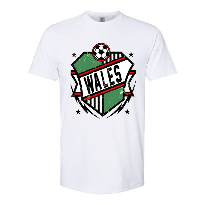 Qatar 2022 Soccer Football Cup Wales Team Support Softstyle CVC T-Shirt