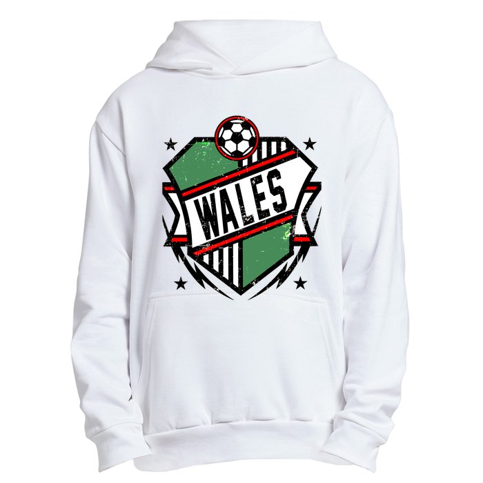 Qatar 2022 Soccer Football Cup Wales Team Support Urban Pullover Hoodie