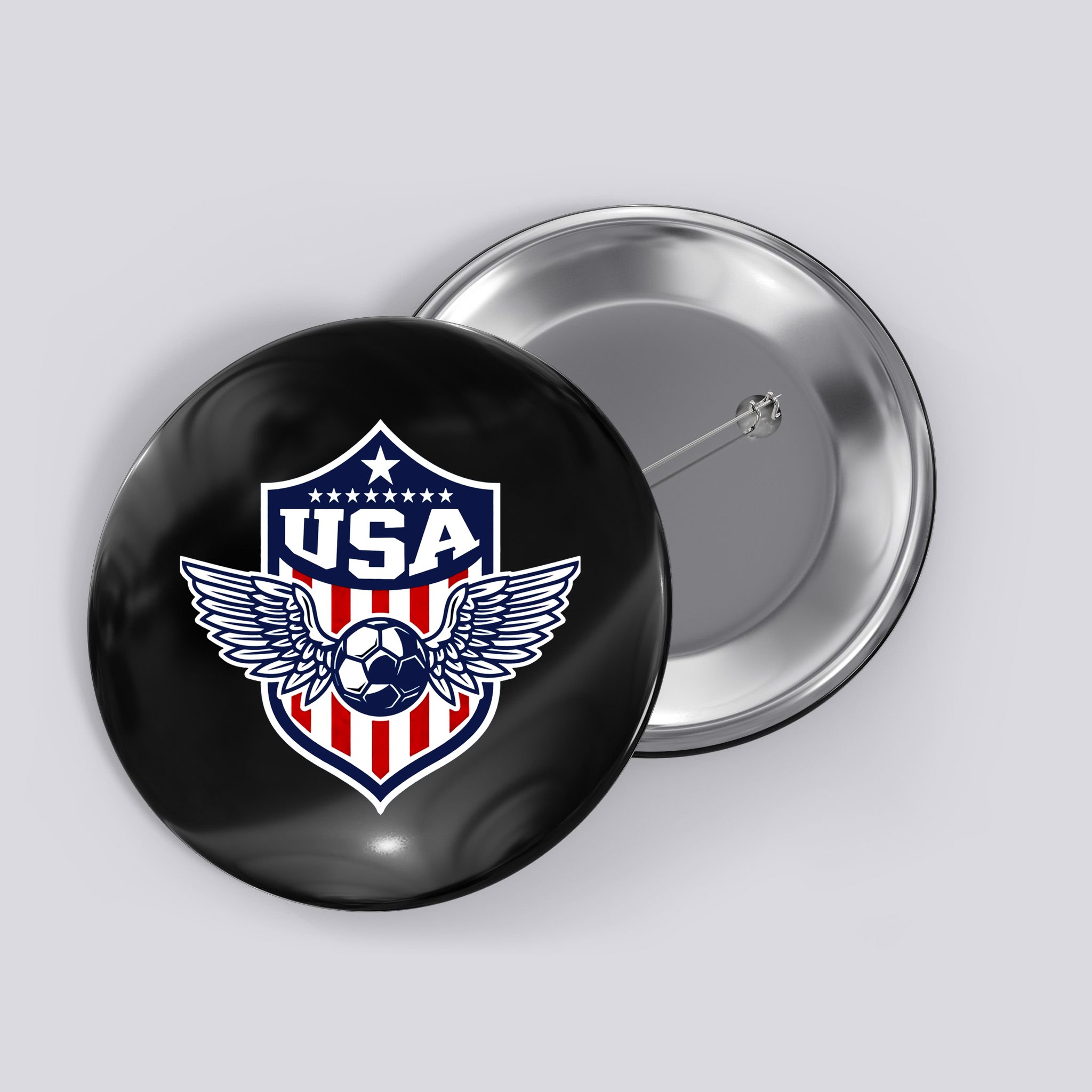 Qatar 2022 Soccer Football Cup America USA Team Support Button