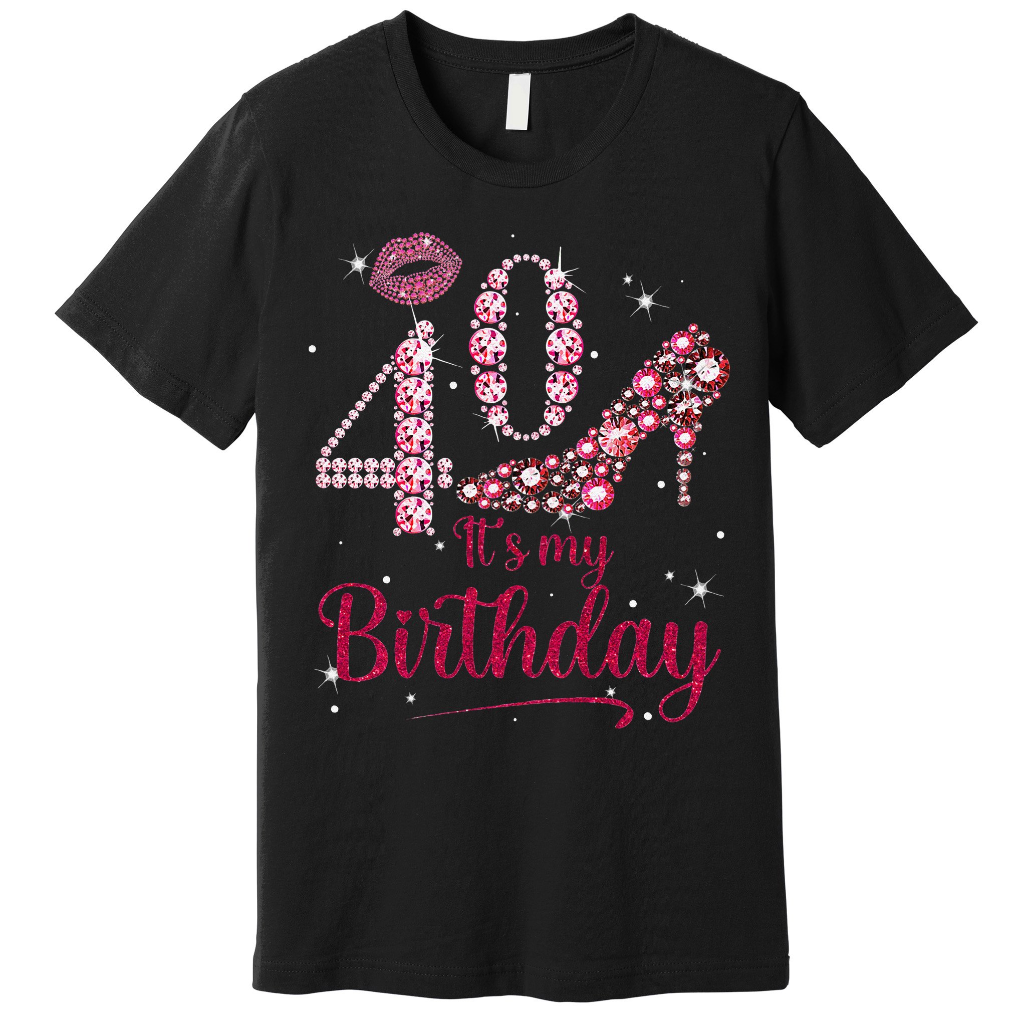 Queen 40 Years Old It's My 40th Birthday Vintage Retro Premium T-Shirt