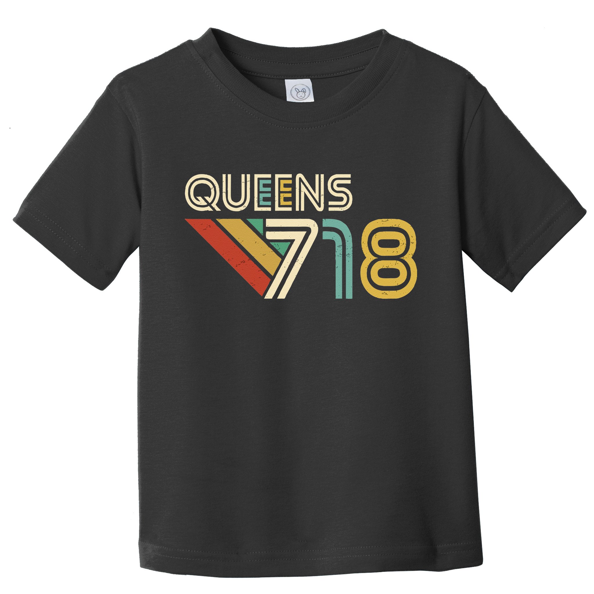 Queens 718 New York City State Vintage Queens Area Code Toddler T-Shirt