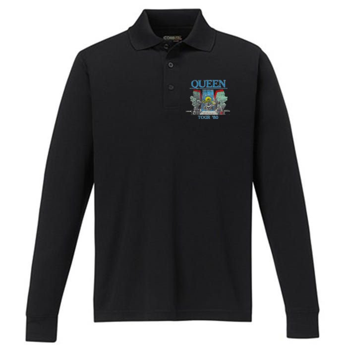 Queen 80 Performance Long Sleeve Polo