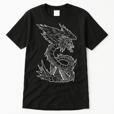 Quetzalcoatl Ancient Aztec Serpent Mayan Temple Inca Toltec Tall T-Shirt