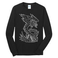 Quetzalcoatl Ancient Aztec Serpent Mayan Temple Inca Toltec Tall Long Sleeve T-Shirt
