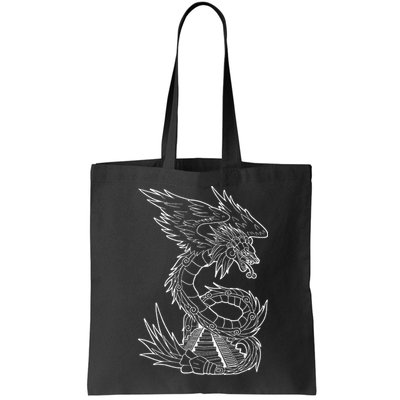 Quetzalcoatl Ancient Aztec Serpent Mayan Temple Inca Toltec Bag
