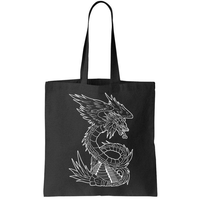 Quetzalcoatl Ancient Aztec Serpent Mayan Temple Inca Toltec Bag